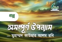 অসম্পূর্ণ উপন্যাস